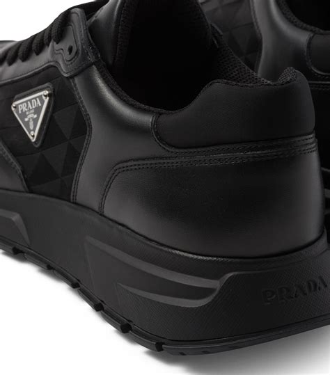 prada leather and re-nylon sneakers|prada suede sneakers men.